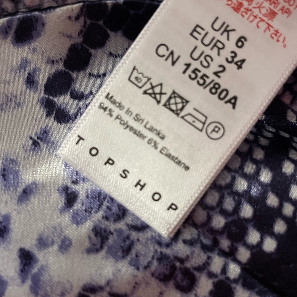 Topshop Backless Python Print Backless Keyhole Sa… - image 6